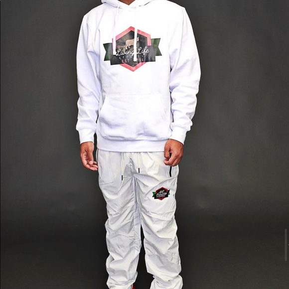 LLA Emerald WindBreakers in White